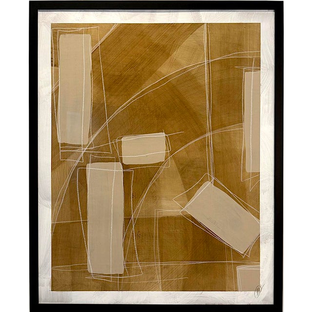 Crossings II By Murray Duncan Mixed media on paper Size: 32" × 44" Unframed, signed Part of a series of four. Crossings II...