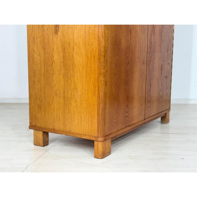 Brown Wardrobe in Oak, 1960s For Sale - Image 8 of 13