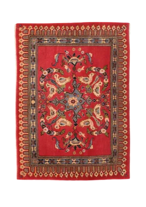 Vintage Persian Kashan Rug 2'2'' X 3'0"