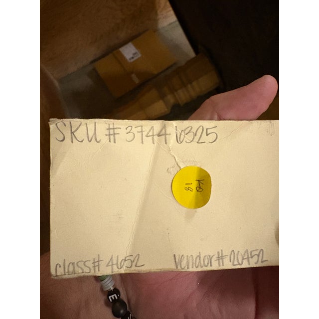 Wood 1960s Brass Top Table -Great Britain For Sale - Image 7 of 7