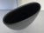 Modern Small Modern Matte Black Oval Vase For Sale - Image 3 of 5