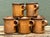 Vintage Mid-Century Modern Glazed Ceramic Coffee Mugs - Set of 8 For Sale - Image 9 of 12