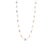 Gold Unique Tanzanite and Tourmaline Station Necklace Crafted in 18k Yellow Gold For Sale - Image 8 of 13