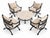 Kreiss Mykonos lounge chairs , set of 4 .The set is in excellent condition. The set is made aluminum. The fabric is a...