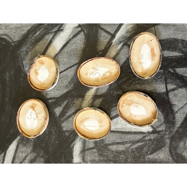 Antique Italian Grand Tour Plaster Intaglios - Set of 6 (Group #13) For Sale - Image 12 of 12