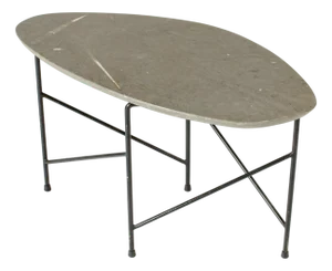 Swedish Modernist Limestone Side Table, 1950s