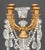 French Louis XV Style Gilt Metal and Cut Crystal Candelabrum For Sale - Image 3 of 8