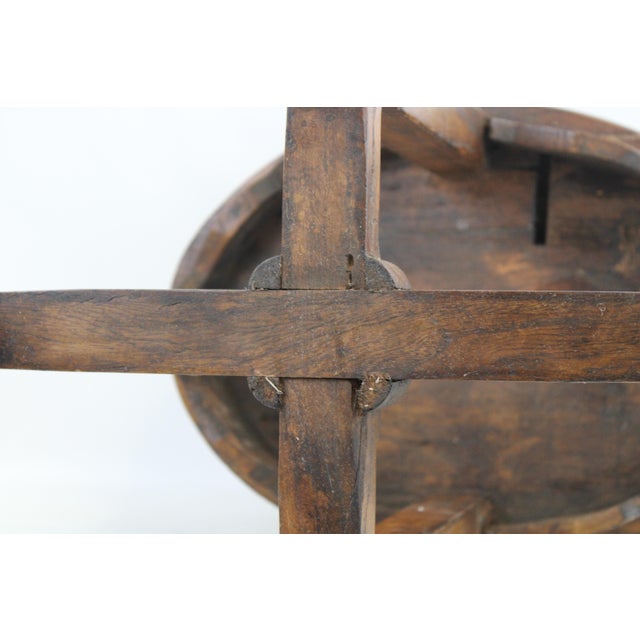 Curved Leg Side Table - Stool Vintage For Sale - Image 11 of 11