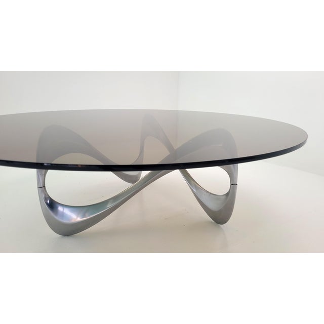 Snake Coffee Table attributed to Knut Hesterberg for Ronald Schmitt, Germany, 1965 For Sale - Image 6 of 9
