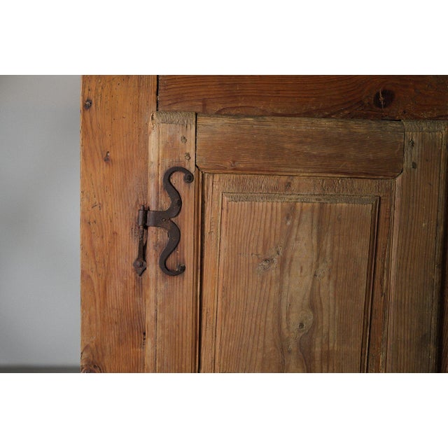 Alpine Cabinet in Pine, French Alps, Savoy, 19th Century For Sale - Image 4 of 11