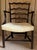 Antique Early 19th Century English George III Carved Mahogany Ribbon Back Arm Chair, Circa 1800 For Sale - Image 10 of 15