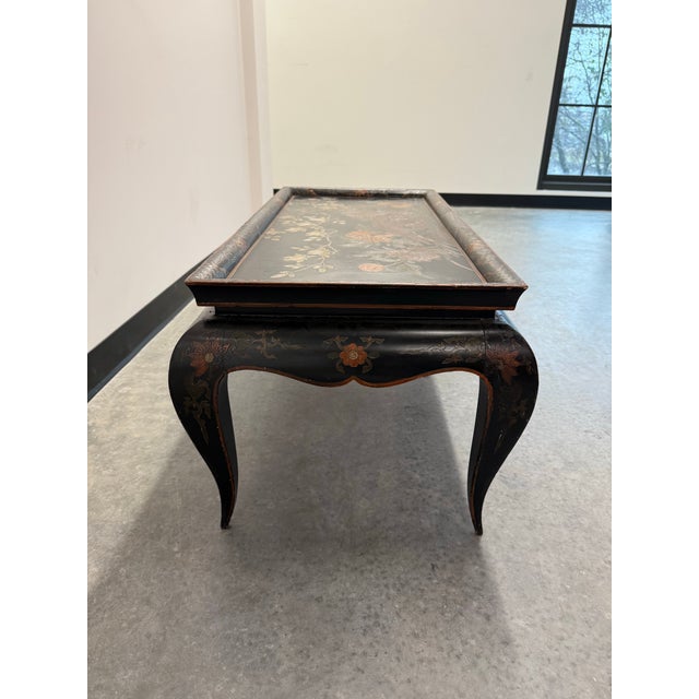 Chinoiserie Vintage Chinoiserie Coffee Table For Sale - Image 3 of 8