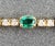 7.70 Ct Natural Emerald & Diamond Tennis Bracelet For Sale - Image 4 of 9