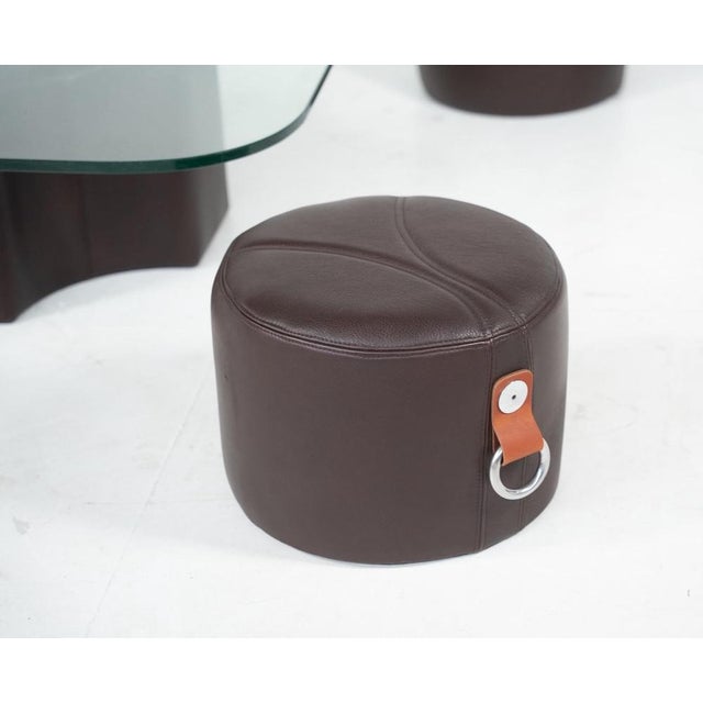 Coffee Table and Stools from Guido Faleschini, 1970s, Set of 5 For Sale - Image 6 of 11