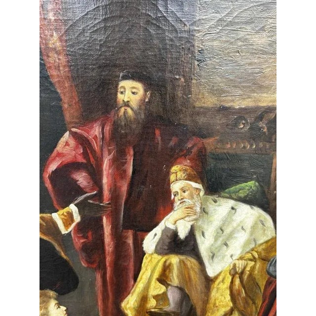 After Carl Becker, Othello and Desdemona Act 1, Canvas, Framed For Sale - Image 5 of 11