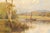 Late 19th C. River Landscape W/ Sailboat For Sale - Image 12 of 14