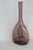 Purple Pinched Bulb Vase Made in Sweden Mid Century Modern Sculpted Glass 4745b For Sale - Image 9 of 17
