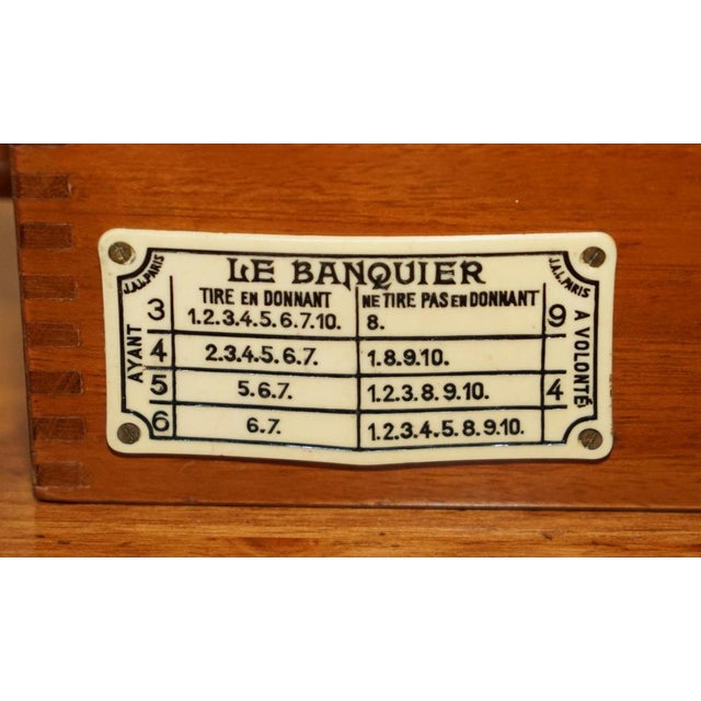 French Le Banquier Baccarat Mixed Card Dispenser For Sale - Image 4 of 18