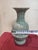 Celadon Chinese Ceramic Vase Guan Ware Crackle Glaze Celadon Vase For Sale - Image 8 of 11