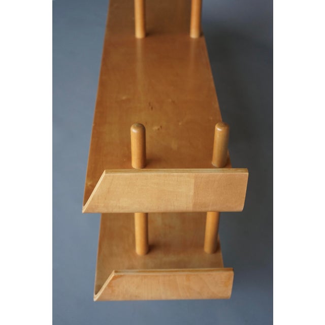 Large Shelving Unit in Birchwood by Willem Lutjens for Gouda Den Boer,1950s For Sale - Image 11 of 14