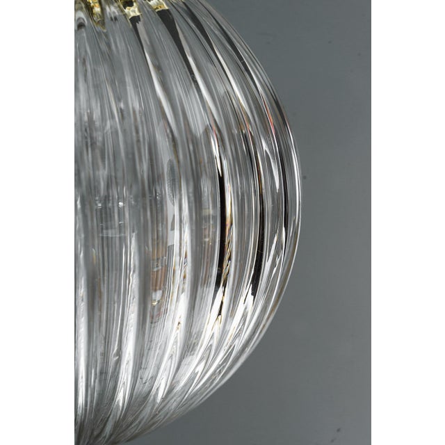 Art Deco Pendant Vienna Around 1920s with Original Cut Glass Shade For Sale - Image 14 of 18