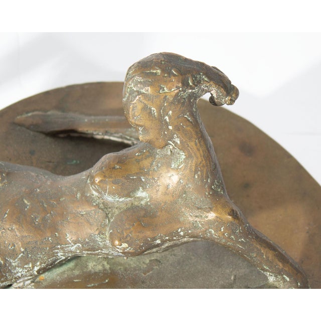 Late 20th Century Bronze Sculpture by Prince Monyo Simon Mihailescu-Nasturel For Sale - Image 5 of 8