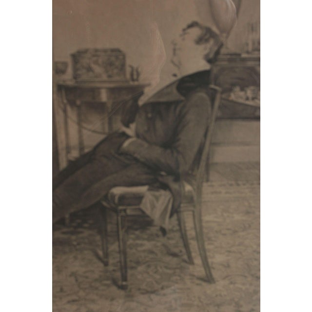 Early 20th Century Walter Dendy Sadler 'After Dining Rest Awhile' Framed Print For Sale - Image 5 of 12