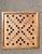 Transitional Double-Sided Wood Game Board: Checkers & Word Game For Sale - Image 3 of 6