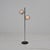 Italian Chromed Steel Floor Lamp with Opaline Glass Shades, 1970s For Sale - Image 11 of 11