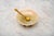 Mid-Century Modern Vintage Jade Salt Shakers with Gold Metal Base by Angeletti Roma, 1950s, Set of 2 For Sale - Image 3 of 5