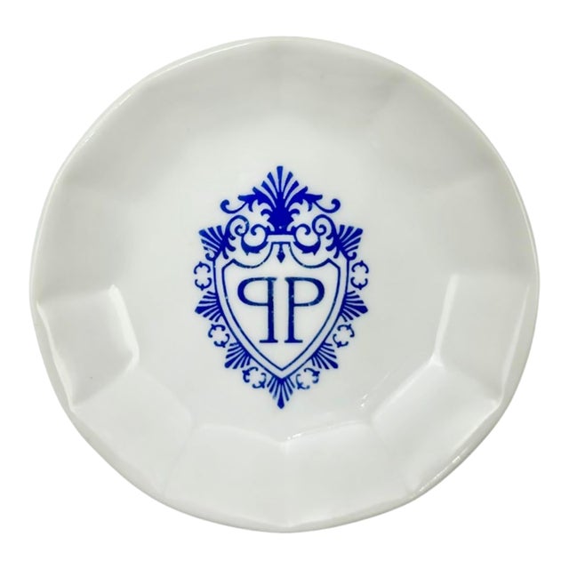 Vintage the Plaza Hotel Nyc Porcelain Ashtray Catchall Dish New York For Sale