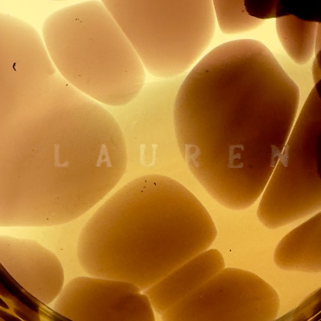 Chocolate & Honey Tortoiseshell Decorative Glass Vessel Curation - Group of 5 For Sale - Image 13 of 14