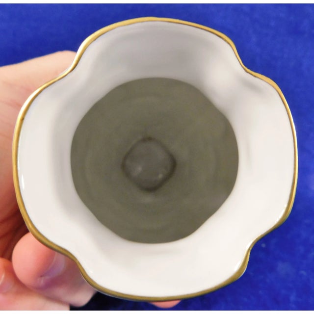 Mid-Century Modern Royal Dux Bohemia Porcelain Floral Vase Czech Republic For Sale - Image 3 of 6