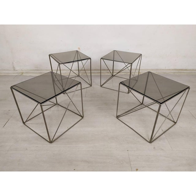 Coffee Tables by Max Sauze, 1970s, Set of 4 For Sale - Image 15 of 15