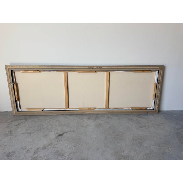 Large - Erick Laffer American( b.1982) Expressionist Abstract Acrylic on Canvas Painting – Framed For Sale - Image 11 of 11