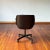 Black Charles Pollock Executive Chair (1963) Black Leather Set of 8 For Sale - Image 8 of 12