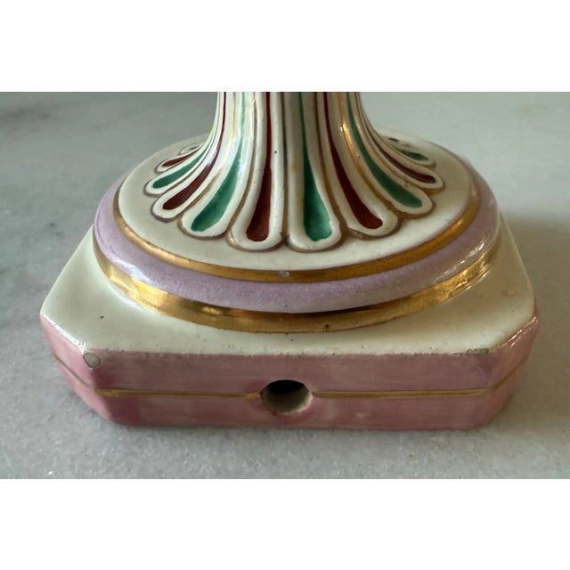 Hand Painted Capodimonte Porcelain Urn For Sale - Image 11 of 14