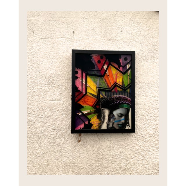 Static, Figurative Street Painting, 1990s, Mixed Media and Spray Paint For Sale - Image 4 of 6