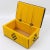 Mid-Century Black and Yellow Vinyl Plastic Scooby Box, France 1950s For Sale - Image 10 of 13