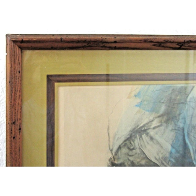 Gray 1970s Jonas Gerard Limited Edition Color Print Gouache Highlights Love Personified For Sale - Image 8 of 9