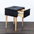 Japanese Charred Geometric "Commode" Nightstand For Sale - Image 3 of 8
