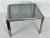 Metal Mid-Century Modern Chrome and Brass Side Table, 1970s For Sale - Image 7 of 11