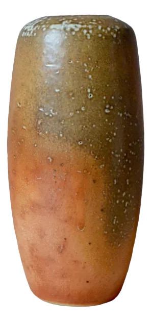 Bohemian Artisanal Stoneware Vase from Val de Villé, Alsace, France, 1970s