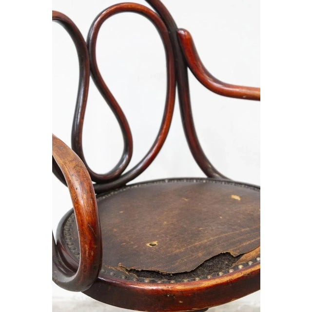 Late 19th Century Captains Chair For Sale - Image 6 of 11