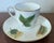 Wedgwood Antique 19th Century Wedgwood China Porcelain Hand Painted Tea Cup & Saucer in the Shadow Leaf Pattern For Sale - Image 4 of 18