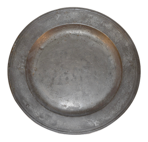 18th Century Pewter Charger