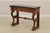 Marble Top Empire Style 1 Drawer Petticoat Console Table For Sale - Image 4 of 13
