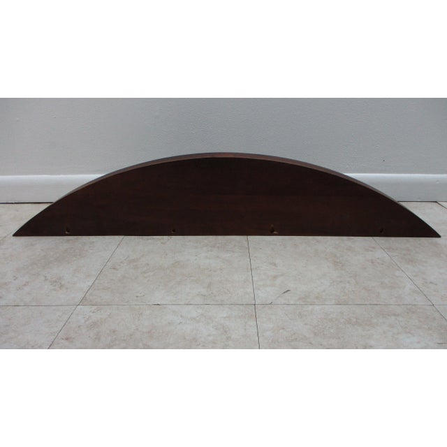 Red Ethan Allen British Classics China Cabinet Armoire Crest Finish Pediment For Sale - Image 8 of 10