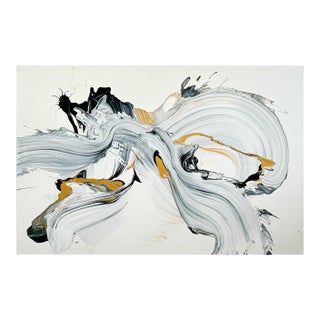 Contemporary Abstract Acrylic on Canvas "End of Beginning" by Nikolaos Schizas For Sale