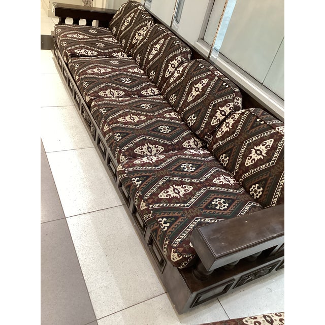 1940s Spanish Wooden Sofa For Sale In Los Angeles - Image 6 of 8